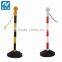 Low price hot sale plastic stanchion and chain