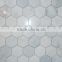 MM-CV259 Exceptional quality customized natural stone calacatta gold marble hexagon mosaics