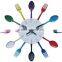 Promotional Creative Gift Cutlery Metal Wall Clock