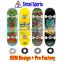 Double Kick Complete Skateboard Cruiser 31" x 8" Concave Deck