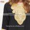 Contrast Sequin Appliques Slit Side Maxi Dress New Model Abaya in Dubai