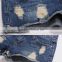 2014 new skinny sexy frayed ribbed jeans shorts women
