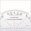 Kearing Round Shape Plastic Aviation Protracotr 360 Degree for Flying Direction Guiding #KRP-1