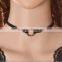 Vintage twist charm velvet necklace diy black choker velvet necklace for her love gifts 2016