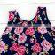 MGOO New Arrival Little Dress For Children Floral Print Cotton Sleeveless Straight Girl Dress 9085