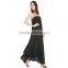 MGOO Stock 2015 Bohemian Long Summer Women Dress Chiffon Maxi Dress For Women Black Loose Casual Spaghetti Strap Vestidos