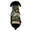 camo hoodie green chinese new year dog clothes