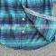 Fashionable kids blouse designs cotton boys flannel plaids children shirt