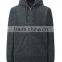 High Quality Custom Plain Hood Zipper Up Cotton Sweatshirt Coat