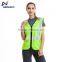 Reflective flashing led safety working vest