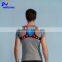 ski wear lycra sports bra black blue mesh safety vest with LED