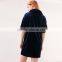 2017 Latest fashion half sleeve womens velvet hoodie dress