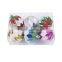 Plastic Christmas Party Decorations Multicolor Round Rhombus