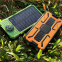 Compass Solar Power Bank LED Charger Waterproof External Backup Battery Solar Power bank for SOS Outdoors Camp