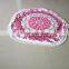 velour cotton beach towel with tassels round shape china supplier