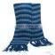 European standard customized polyester striped scarf