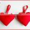 Promotional Plush Red Heart Keychain