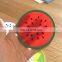 Fruit series waterproof soft pvc rubber round cup mat for advertising gift