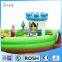 customized inflatable dinosaur play ground, inflatable jungle play station for kids