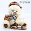 teddy bear plush for promotion Valentines soft toys