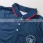 Navy Blue Own Logo Design 100% Polyester Custom T-Shirt Wholesale