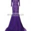 Off the Shoulder Three Quarters Mermaid Evening Dresses Long 2016 Plus Size Evening Gown Formal Dresses special Occasions