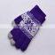 Cheapest Machine Knitted Acrylic Texting Winter Warm Smartphone Finger Touch Screen Glove