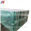 fashion look good quality tempered glass coffee table for shopping mall with customized shape