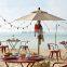 Outdoor S14 String Lights, Vintage Backyard Patio Lights Globe Wedding Light String, Umbrella String Lights