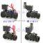 2 way Plastic solenoid valve NBR/EPDM/FKM 1/2" 3/4 1 inch Orifice 15/20/25mm normal close PP-15/20/25 water valve 10bar 220V