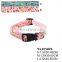Custom Logo PVC Colorful Knit Comfortable Adjustable Durable Collar Leash For Dog And Cat