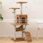 Pet supplies factory wholesale custom OEM/ODM cat climbing frame scratch board cat pillar cat tree