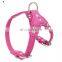 Shiny rhinestone pet chest strap with suede microfiber dog strap