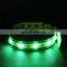 Hot sale waterproof nylon LED pet light collar with USB charging function