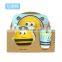 Creative cartoon  bamboo fiber children tableware set of five sets of kindergarten baby bowl children's dinner plate Bee style