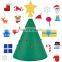 New Christmas Decoration Ornament Hanging Craft Kits Decoration Felt Christmas Tree