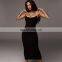 Sexy Exposed Backpack Hip Slim New Women's Contrast Color Strap Dress Women