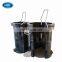 Black Detachable Cylinder Concrete Test Mould With Base/Plastic Concrete Cube Mould