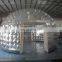 Clear PVC Double Layers Inflatable Bubble Tent 8m Diameter Exhibition