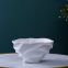 Simple Water Wave Jingdezhen Hand Made Grey Ceramic Vase For Living Room Decoration