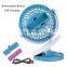 360 degree Rotation Personal Cooling Fan Powerful Wind for Baby Stroller USB Clip desk fan