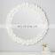 customized hot sale wooden resin leaf shape moon glass Mirror wood Wire Wall leaf shape frame mirror Home Decor