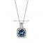 factory offers  Crystal Pendant Jewelry 925 Sterling Silver Charming Necklace Women