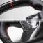 Custom Car Accessories Carbon Fiber Leather Auto Steering Wheel For Tesla Universal Series