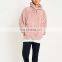 Wholesale Bulk Plain OEM Apparel High Quality Pink Plain Sherpa Berber Fleece Hoodies