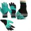 Best selling Digging and Planting Garden Gloves With Fingertips Claws