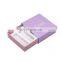 Cosmetic essence set gift drawer pull out box custom printed adhesive stickers paper box with bottles and eva cushion