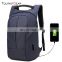 China backpack factory offer good quality and price back pack waterproof mochila USB laptop backpack bags