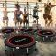Unisex 40 48 50 Inch Manufacturer Indoor Outdoor Mini Kid Adult Fitness Round Folding Trampoline with Safety Enclosure