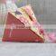 2016 Various Colors Creative Triangle Assembly Wedding Candy Box